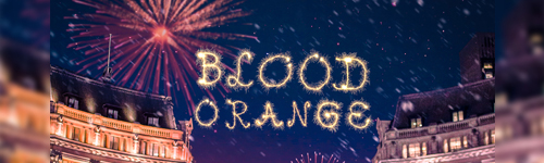 BLOOD ORANGE title banner
